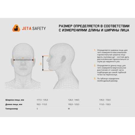 JETA SAFETY 5500P Газовая полумаска